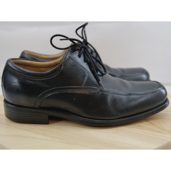 Johnston & Murphy Sheepskin‎ Mens Dress Lace Up Shoes Size 9M Black 20-7427 main image 4